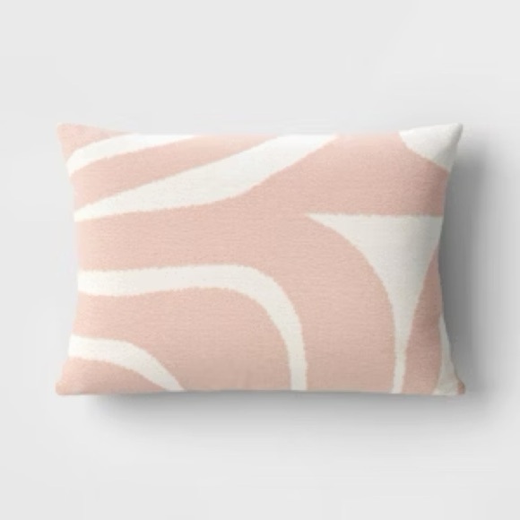 Threshold Blush Pink & Cream Accent Pillow NWT - Picture 5 of 9